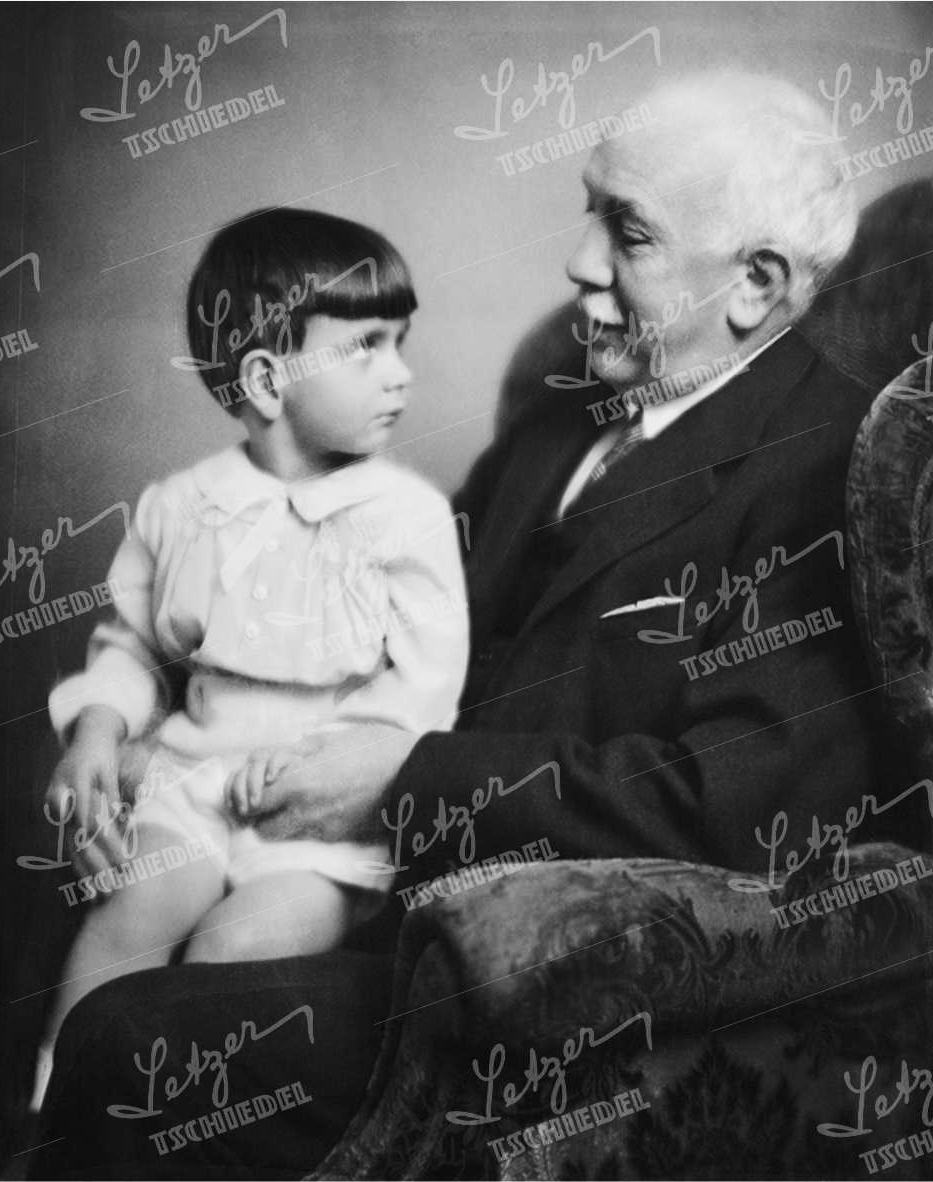 Richard Strauss mit Enkel